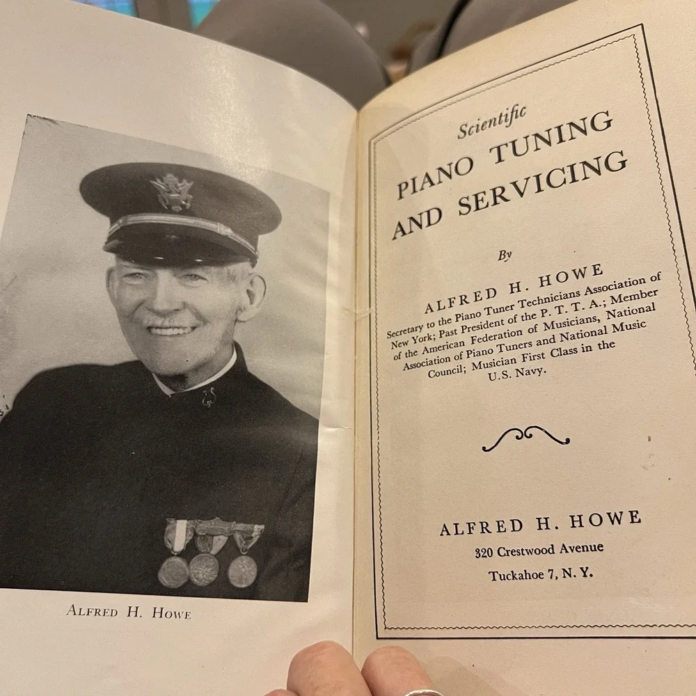 Scientific Piano Tuning & Servicing Textbook H Howe Copyright 1941 1947 1956